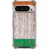 Ireland Flag Dark Wood Pixel 9/9 Pro Clear Case